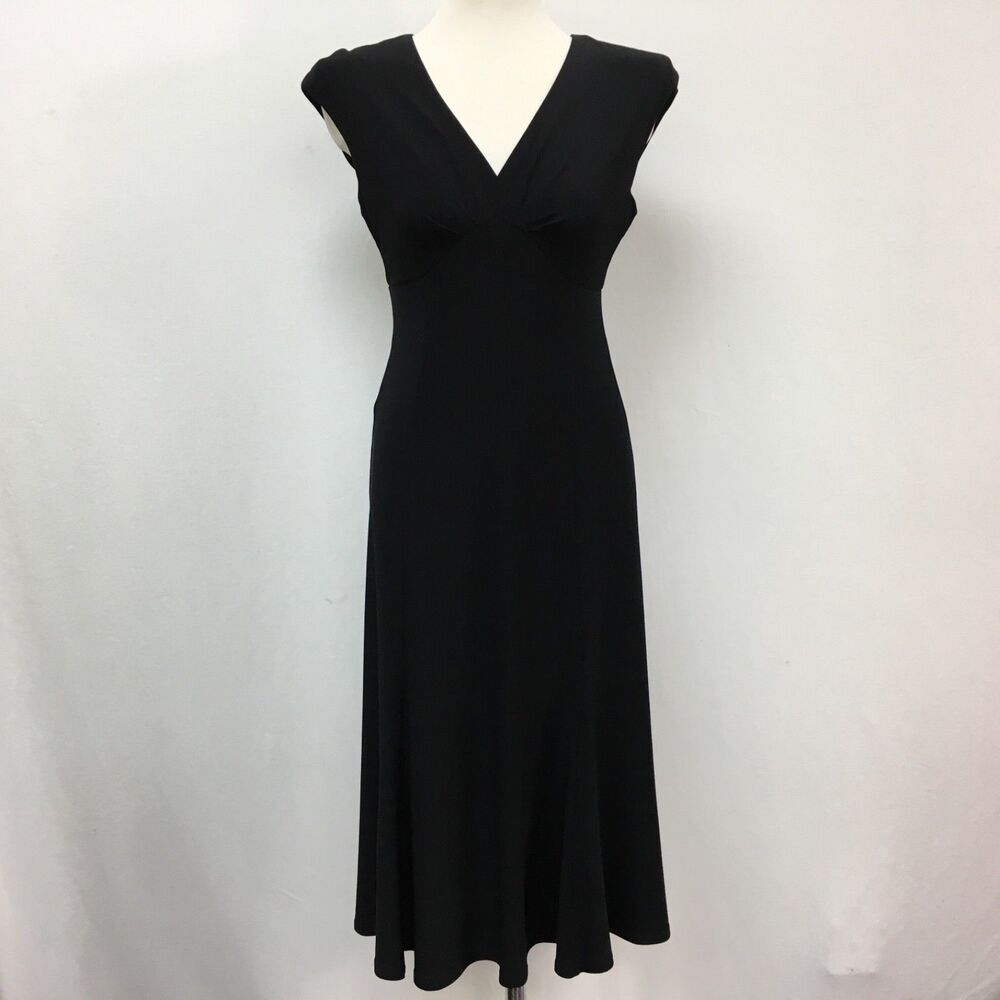 Jones New York Women's Dress‎ Size 4 Black A-Line
